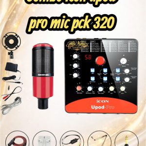 COMBO THU ÂM LIVE STREAM SOUNDCAR ICON UPOD PRO MIC PCK320