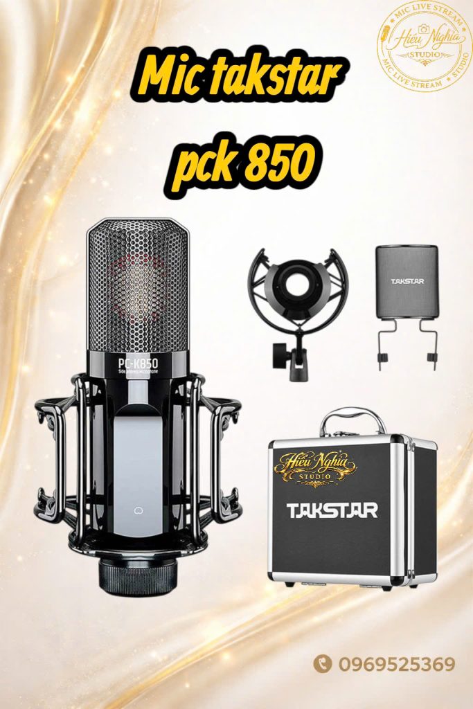 Micro LIVESTREAM Thu Âm Takstar PC-K850