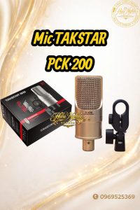 MICRO THU ÂM LIVE STREAM TAKSTAR PCK-200 GEN2