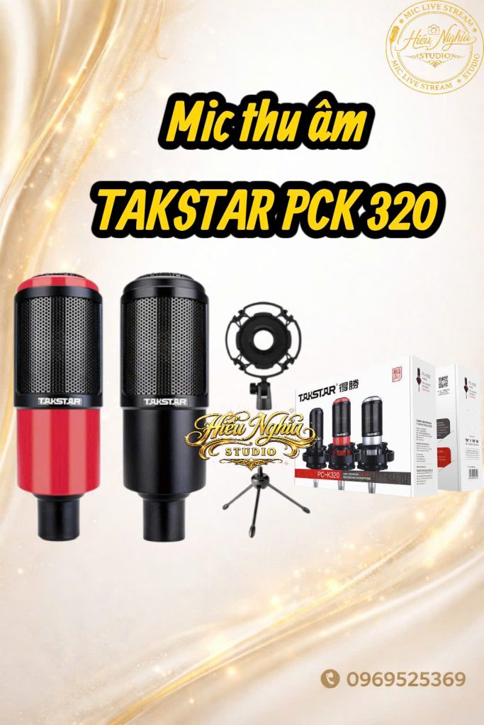 MICRO THU ÂM LIVESTREAM TAKSTAR PCK-320