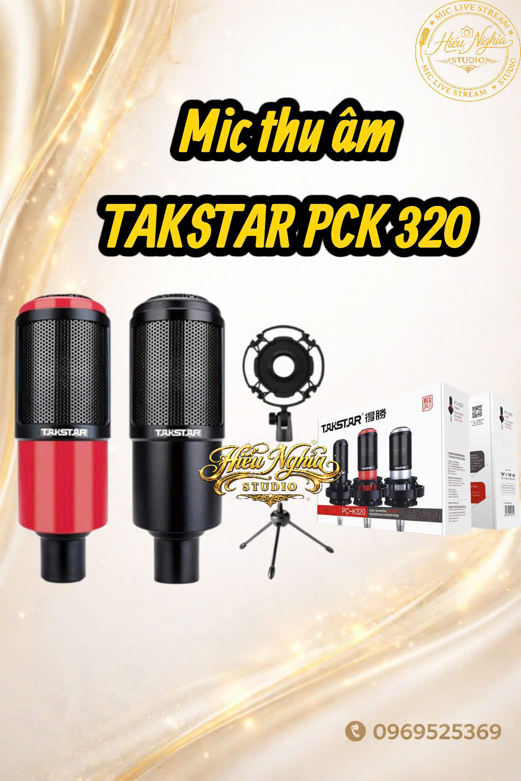 MICRO THU ÂM LIVESTREAM TAKSTAR PCK-320