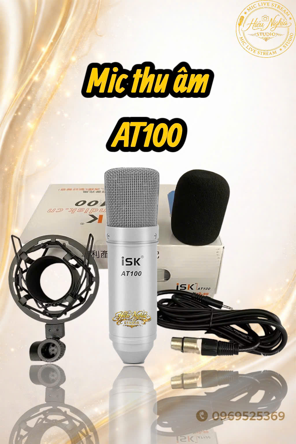 MICRO LIVESTREAM THU ÂM ISK AT100