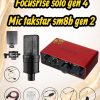 COMBO THU ÂM LIVESTREAM FOCUSRISE SOLO GEN 4 MIC SM8B GEN 2