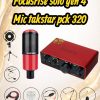 COMBO THU ÂM LIVESTREAM SOUNDCAR FOCUSRISE SOLO GEN 4 MIC TAKSTAR PCK-320