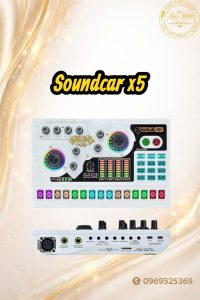SOUNDCAR X5 Thu Âm Livestream Chuyên Nghiệp