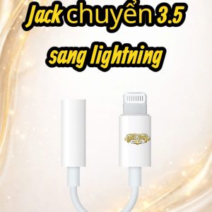 Cáp Chuyển Lightning Sang Jack 3.5mm Để Livestream Cho Iphone